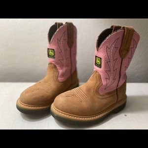 Little kids John Deere boots